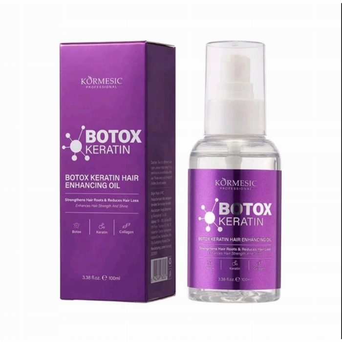 Melhorador de óleo de cabelo com queratina 100ML Kormesic