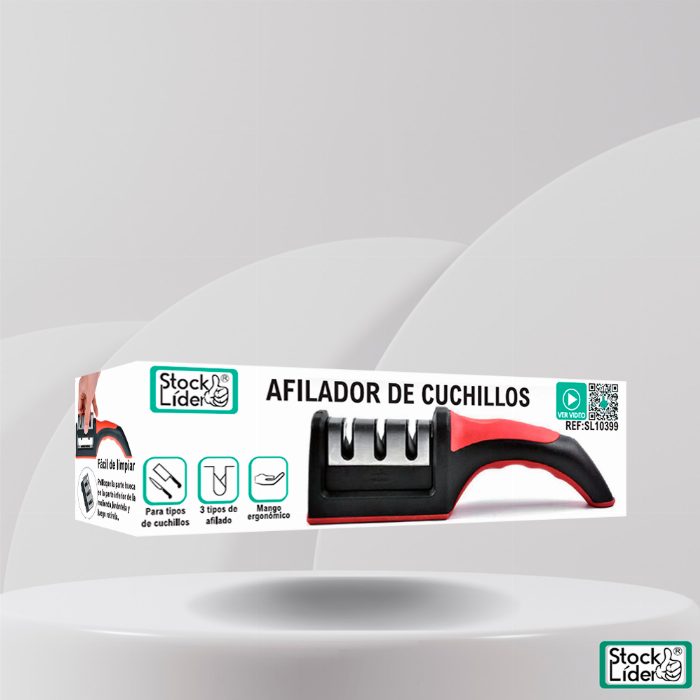 Afiador de facas com 3 ranhuras