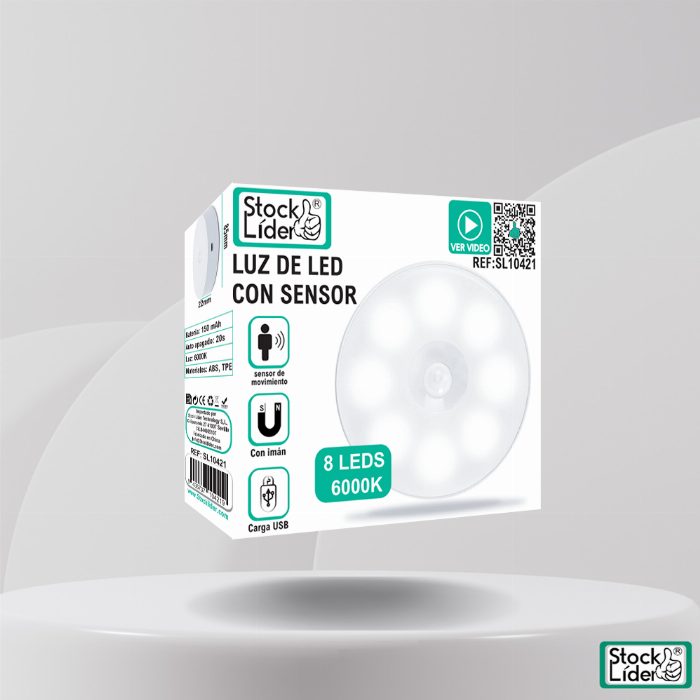 Luz LED com sensor