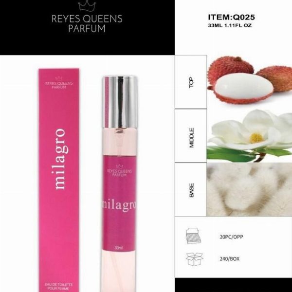 Perfume eau de toilette milagre pour femme 33ML