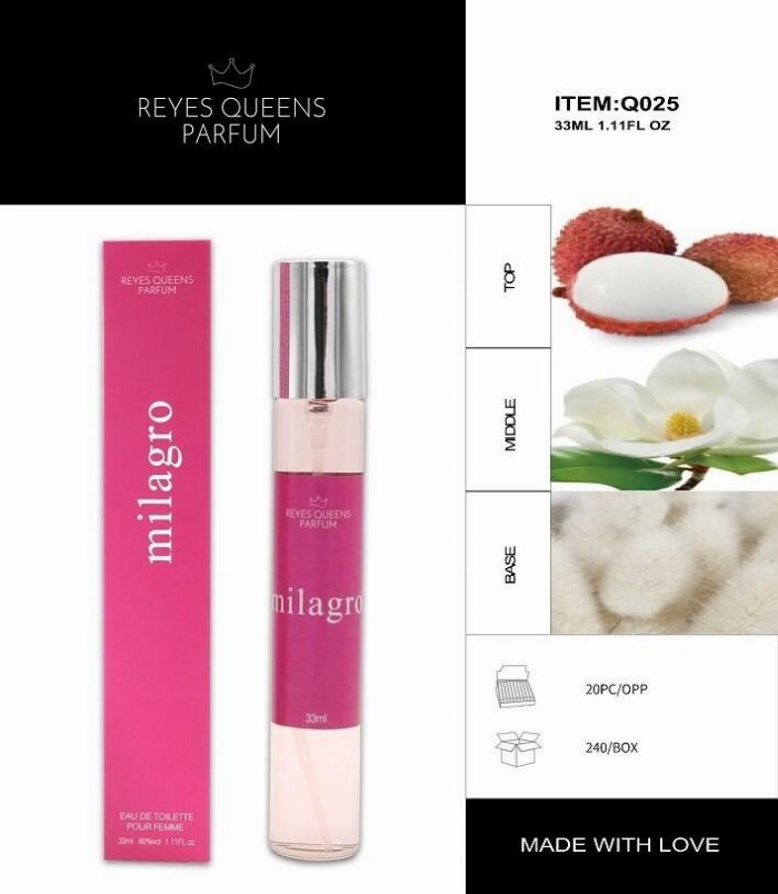 Perfume eau de toilette milagre pour femme 33ML