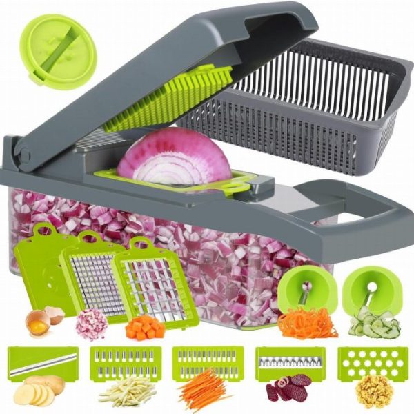 Heptor vegetal, profissional 14 em 1 cortador de bandolim