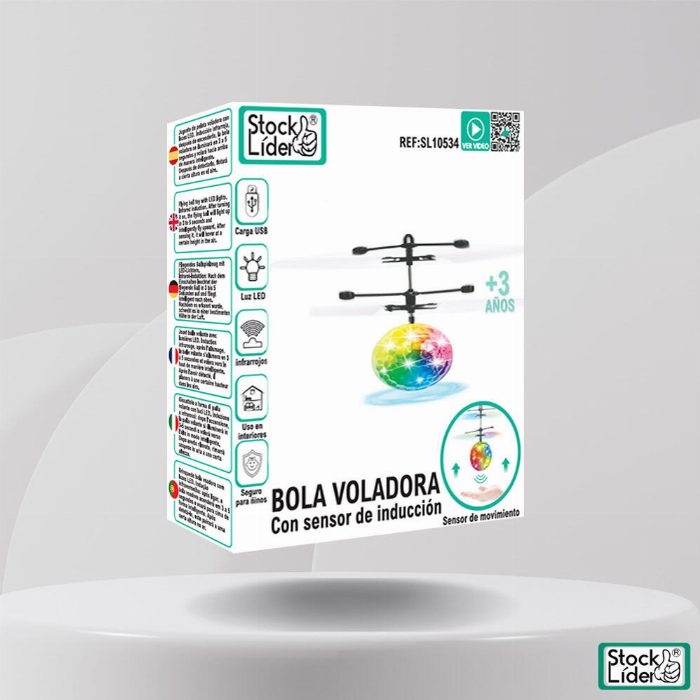 Bola voadora com sensor de indução