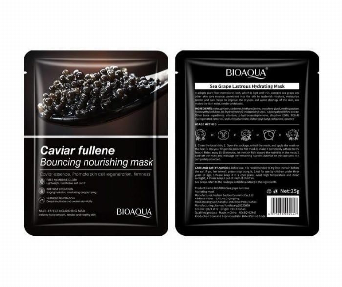 Caviar Regenerando Máscara Facial Nutritiva