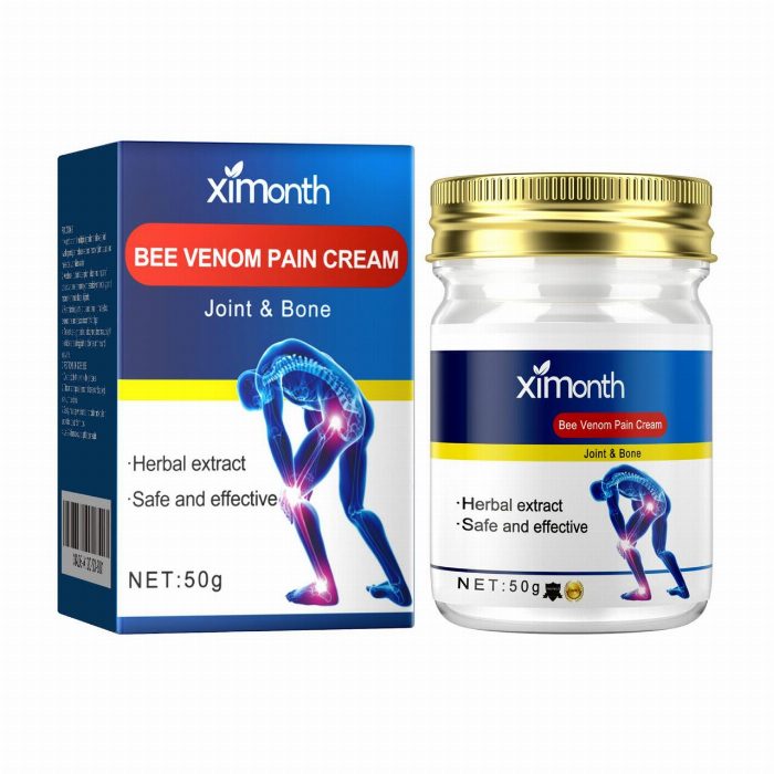 Creme de veneno de abelha para dores musculares e articulares