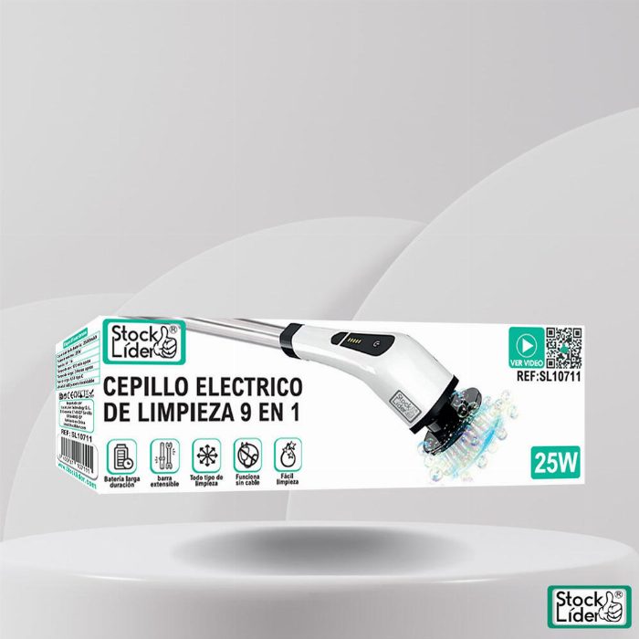 9 em 1 escova de limpeza elétrica