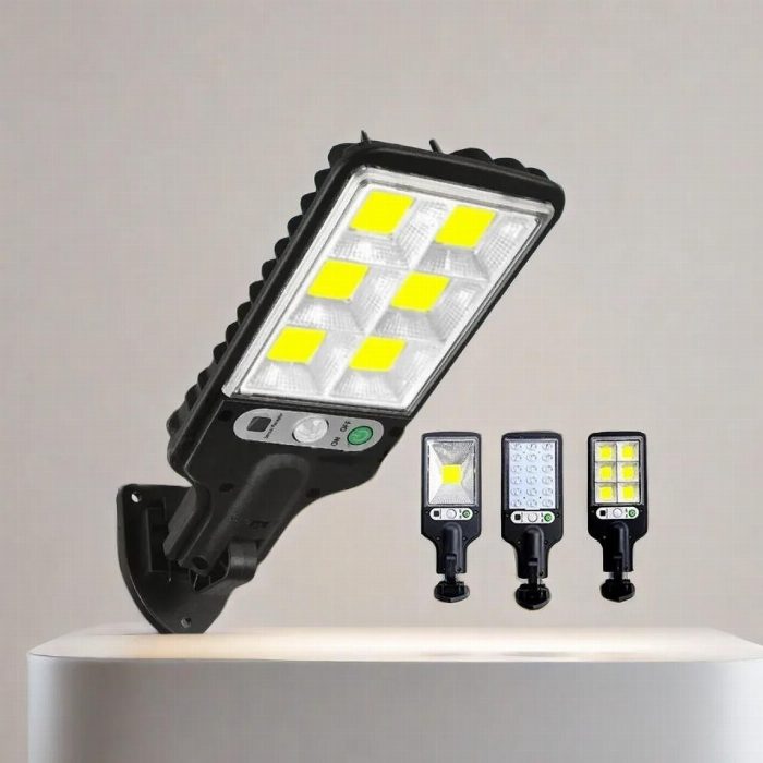 Luz solar LED com controlador + caixa