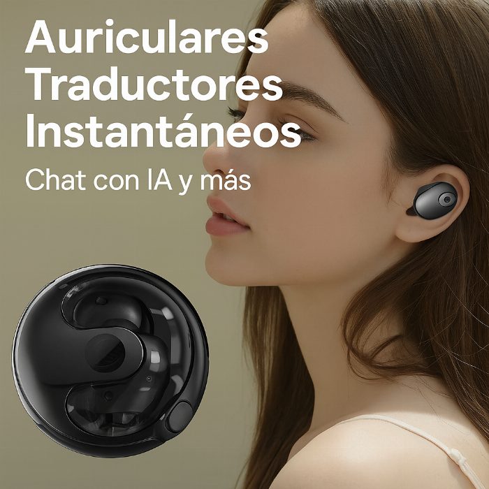 Auriculares Tradutores instantâneos em tempo real