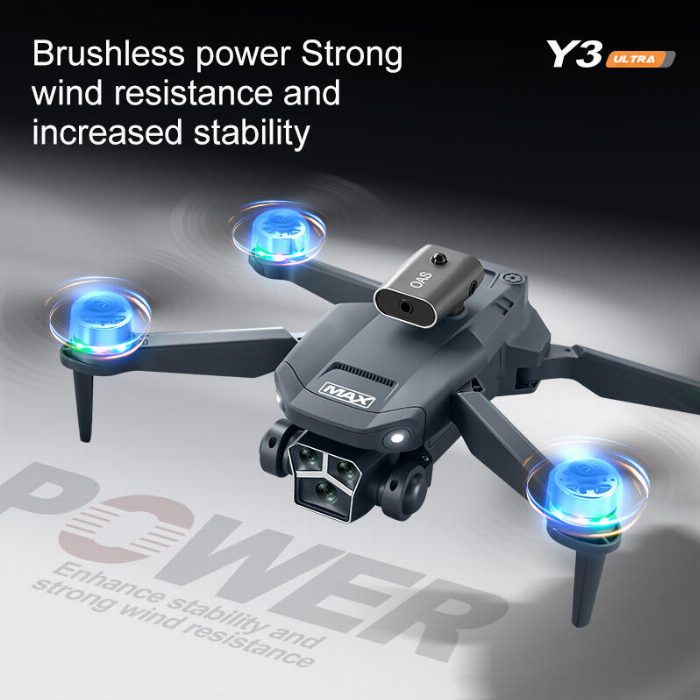 Y3 Ultra Drone com comando e exibição