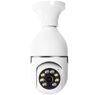 WiFi Câmera de segurança Tipo lâmpada 360 ° HD com visão noturna