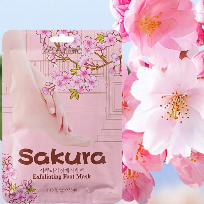 Máscara Esfoliante de Pé de Sakura