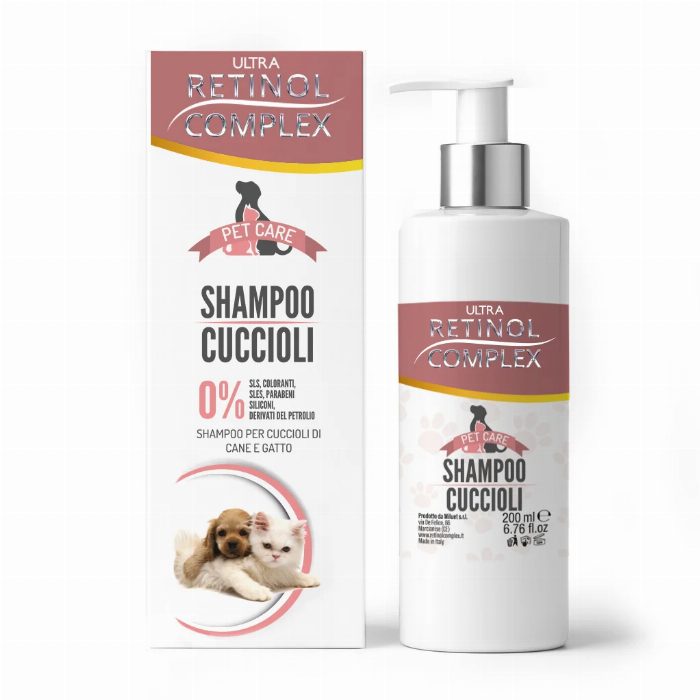 Champô para cães 200 ml – Retinol Complex
