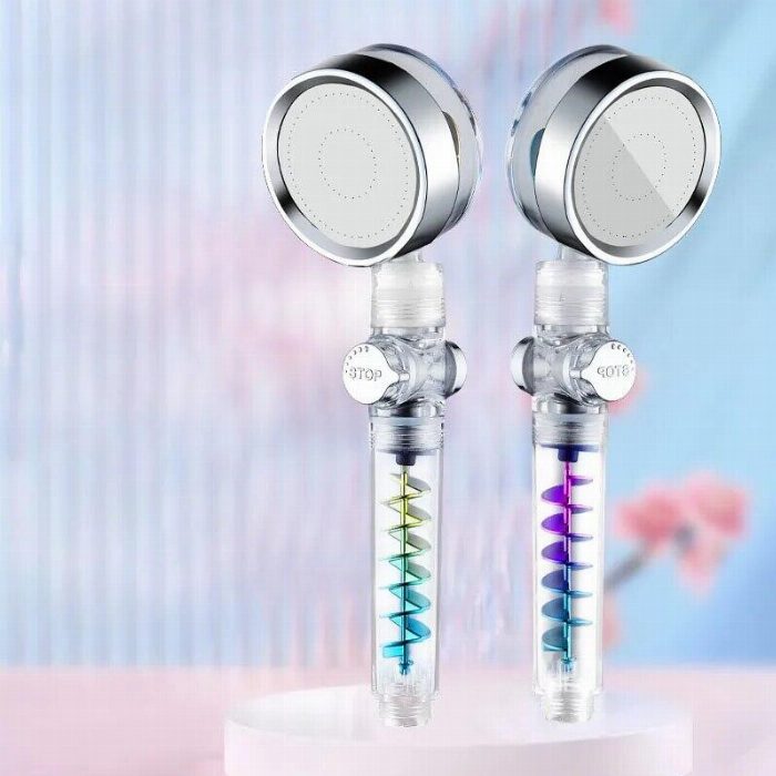 Chuveiro de alcachofra com hélice