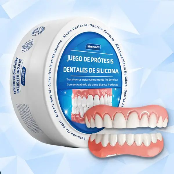 Prótese dentária de silicone - sorriso instantâneo e confortável