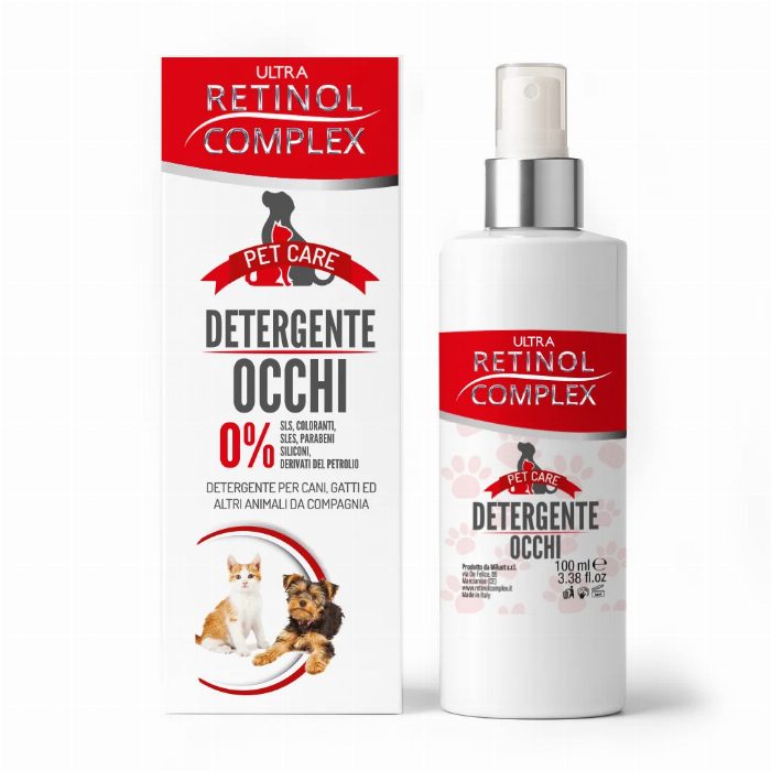 Limpador de olhos para animais de estimação 100 ml – Retinol Complex