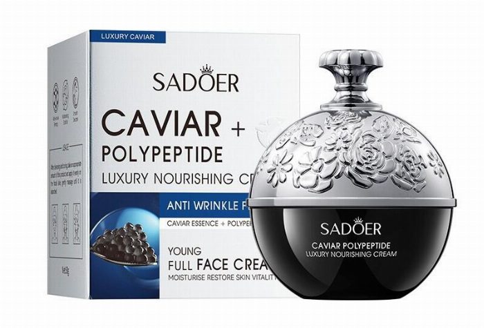 Reafirmando creme anti-rugas com Caviar e Polipeptídeo – 30g Sadoer