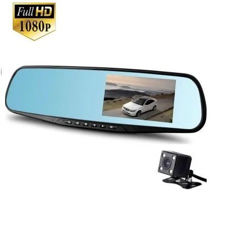 Retrovisor Camera HD visão panorâmica dupla
