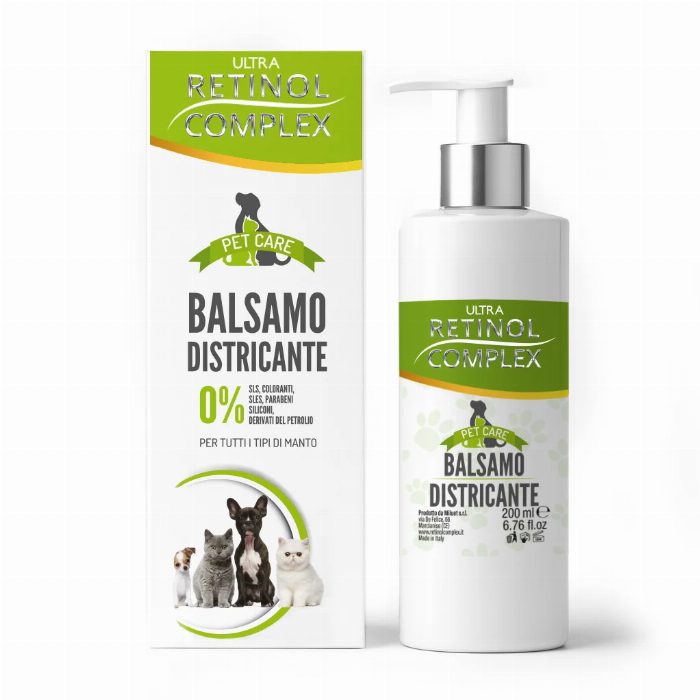 Condicionador desembaraçante para animais de estimação 200 ml - Retinol Complex