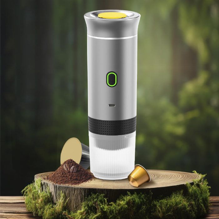 Cafeteira Portátil 3 em 1 Cápsulas Compatível com Café Moído Dolce Gusto Nespresso