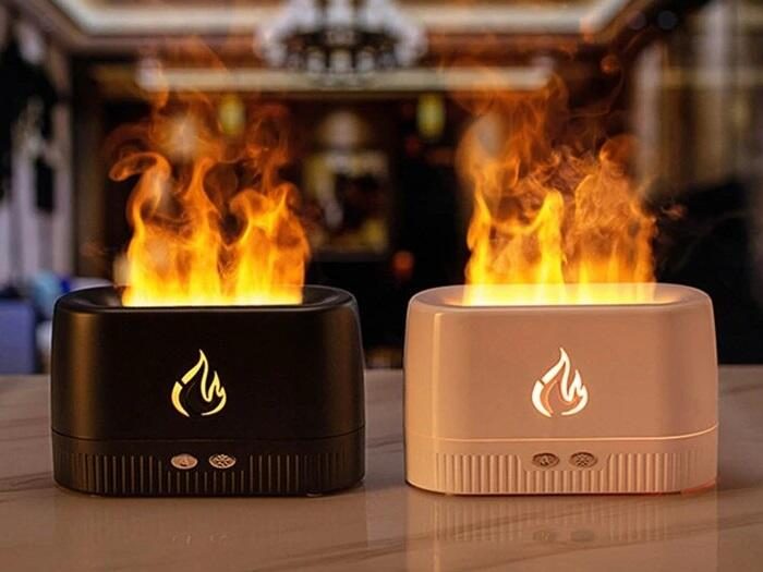 Humidificador de Efeito de Chama