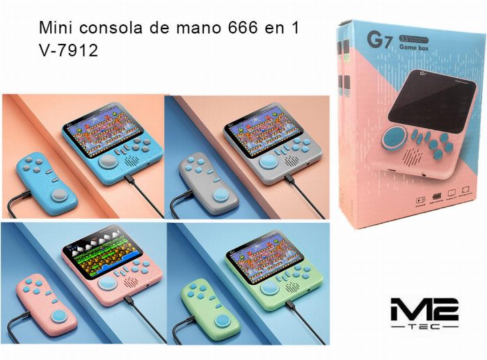 Mini Retro 666 em 1 console de mão