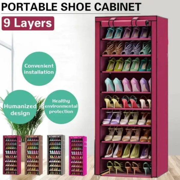Suporte para sapatos com zip