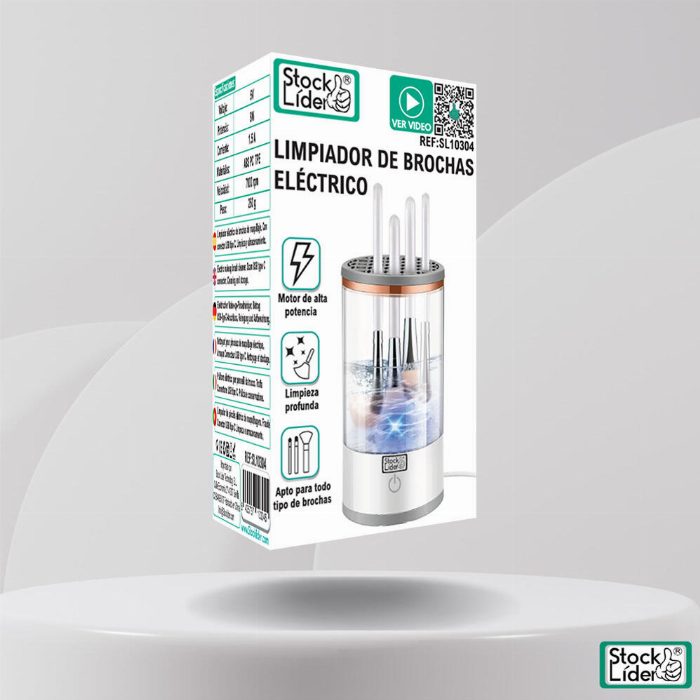 Limpeza eléctrica de pincéis de maquilhagem