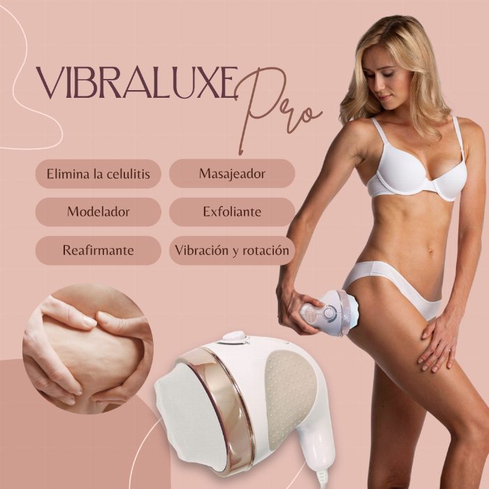 Massageador com terapia de vibração e rotação para tonificar e esculpir o corpo