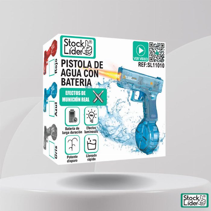 Pistola de água com bateria