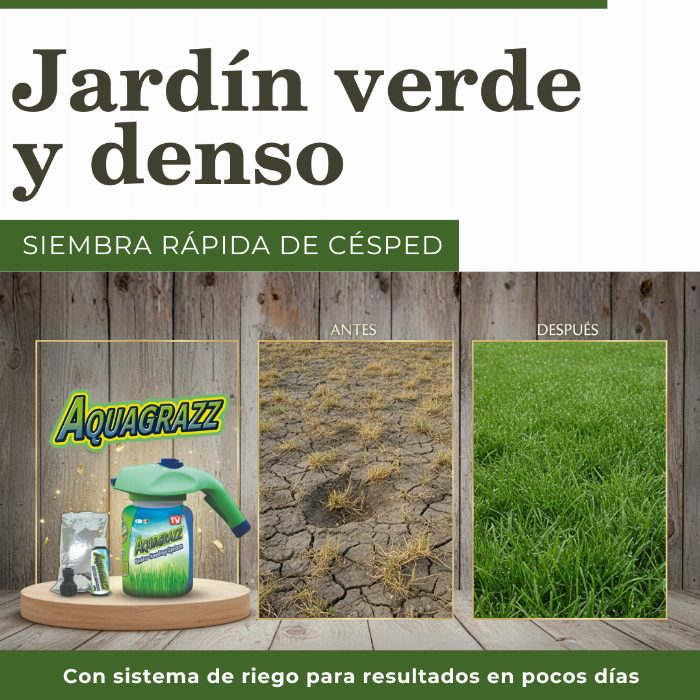 Sistema de irrigação de plantio de grama rápido