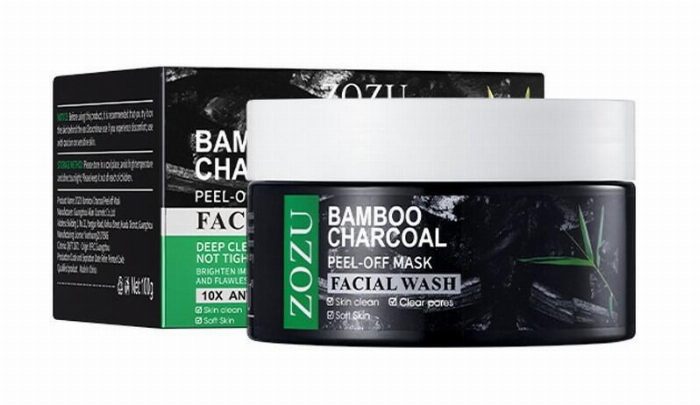 Máscara facial com carvão de bambu (100gr)
