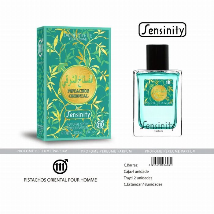 Perfume Eau de Toilette Pistache Oriental POUR HOMME 100 ML Yesensy