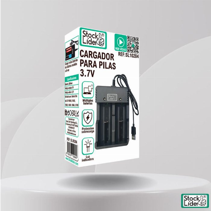Carregador para pilhas 3.7 V
