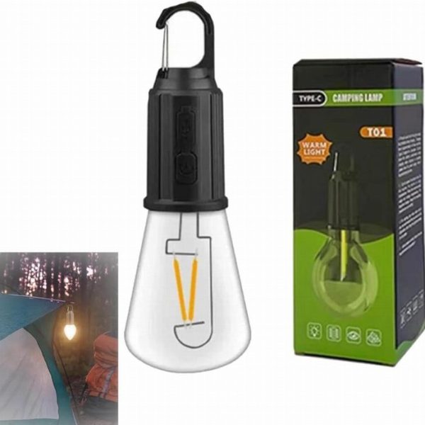 Tipo C bulbo ideal para camping