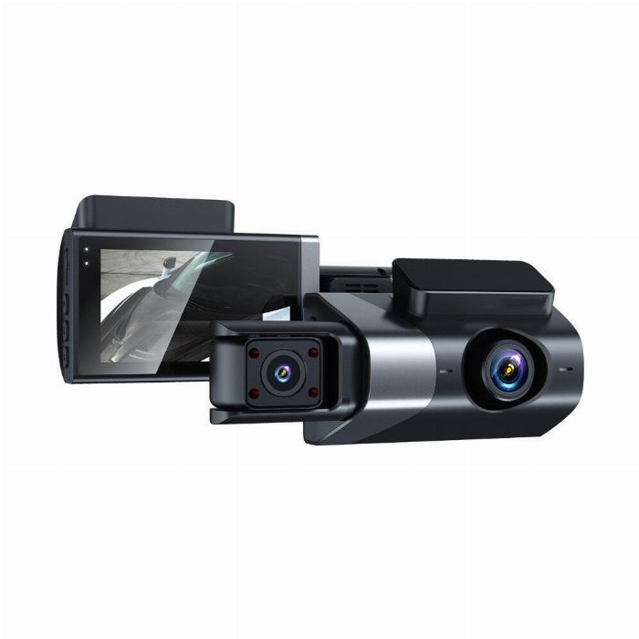 Lente DVR Dual Blackbox para veículo 1296p com 3 "LTPS de exibição LCD