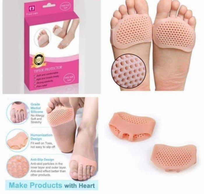 Almofada protetora de pé de silicone