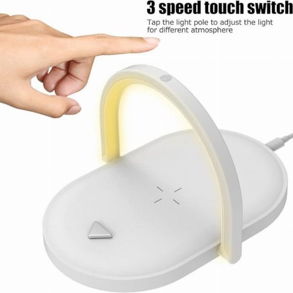3 em 1 Carregador com Luz Noturna – Leve e Carregar Sua Noite em Grande Estilo