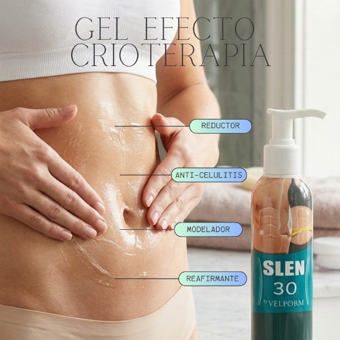 Gel de emagrecimento anti-celulite com efeito de crioterapia