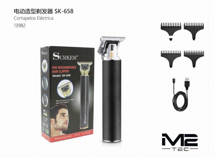 Profissional Recarregável KM-658 Cortador De Cabelo Kemei