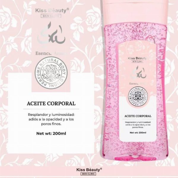 Óleo corporal 200 ml (nutrição profunda e brilho saudável) Kiss Beauty