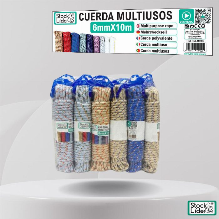 Corda multiuso 6mm x 10m