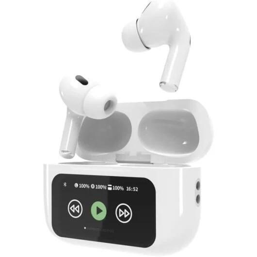 Auscultadores Bluetooth 5.4 com ecrã tátil e cancelamento de ruído