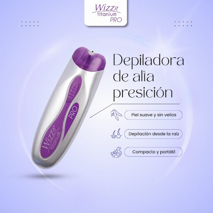 Depilador com discos de titânio de alta precisão + conjunto de manicure