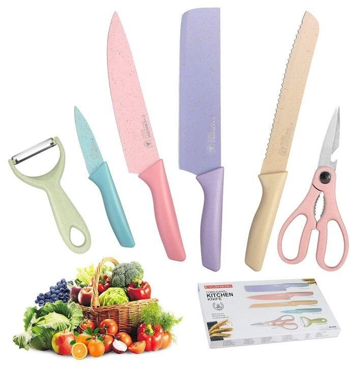 ER-0278 Conjunto de facas de cozinha ondulada