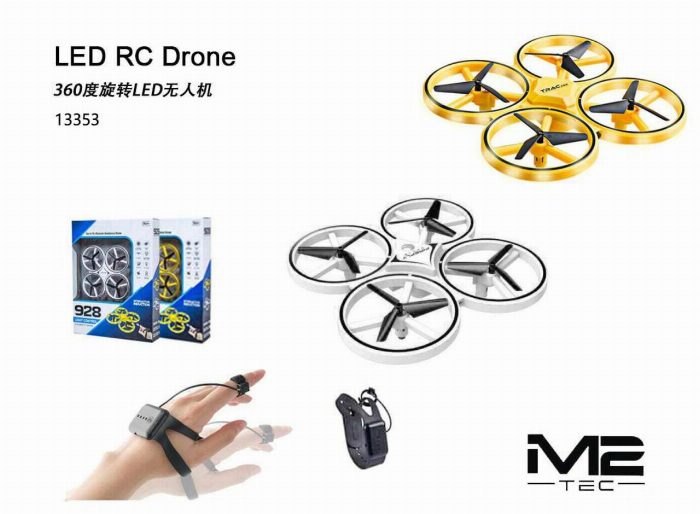Drone LED RC comandado por gestos com luzes RGB