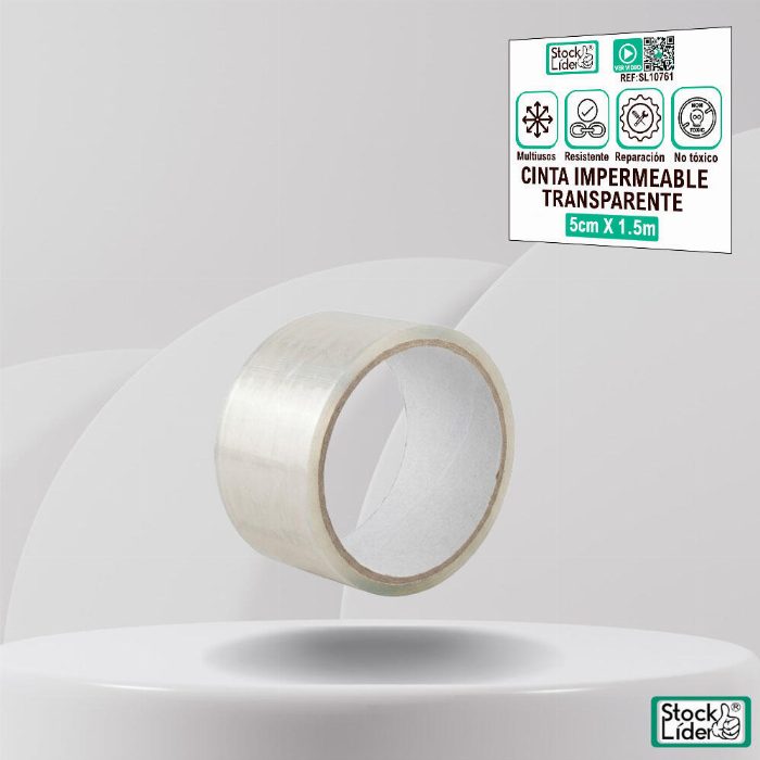 Fita impermeável transparente