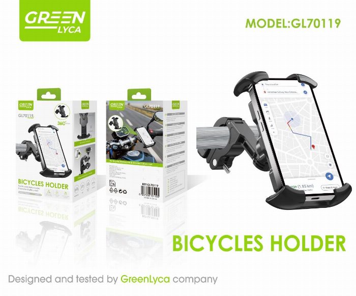Suporte móvel firme e robusto para motocicleta, bicicleta e scooter