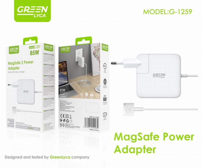 85W 20V 4.25A carregador de portátil para Apple com cabo destacável