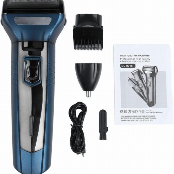 3-em-1 Cortes de cabelo – Precisão total para barba, cabelo e nariz