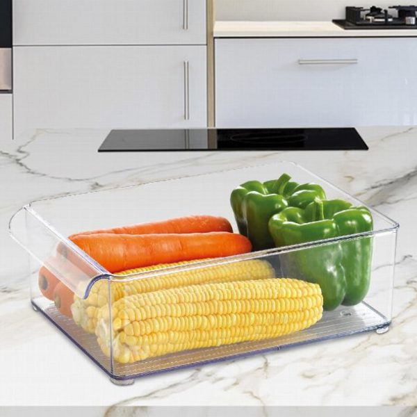 Organizer Refrigerator Transparent Storage Refrigerator poupa espaço na cozinha